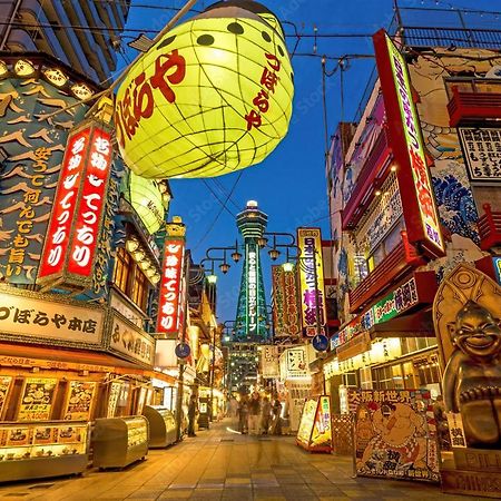 Wutong-40 Minutes Direct To Kansai Airport And 5 Minute Walk To Jr Or Subway Or Nankai Line And 1 Minute To Tsutenkaku The Landmark Of Osaka And Many Japanese Bistros Nearby Zewnętrze zdjęcie