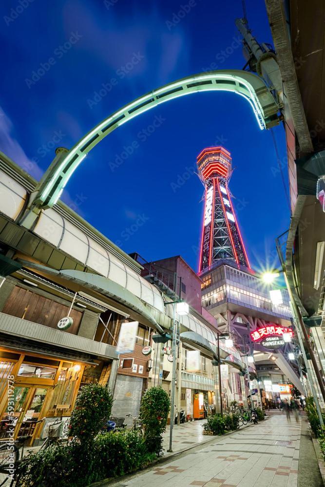 Wutong-40 Minutes Direct To Kansai Airport And 5 Minute Walk To Jr Or Subway Or Nankai Line And 1 Minute To Tsutenkaku The Landmark Of Osaka And Many Japanese Bistros Nearby Zewnętrze zdjęcie